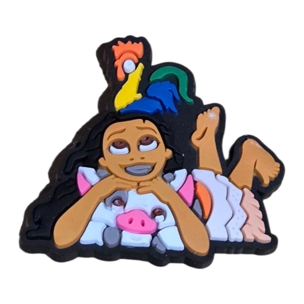 Moana Heihei Pua Croc Shoe Charm Cartoon Jibbitz Style Accessories Crocs Disney
